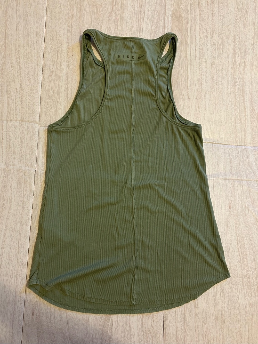 Nike Olive Green Racerback Tank - Picture 3 of 4